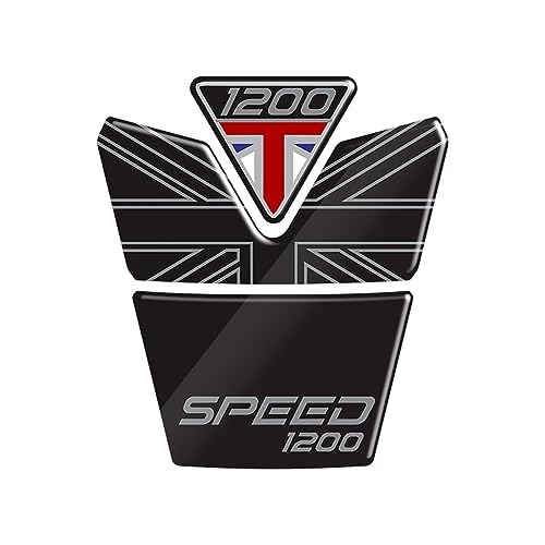 UPIKIT Motorrad Tank Pad Schutz Gel Aufkleber Aufkleber Schutz Für Triumph Speed Triple 1200 RR 2022 2023 (Farbe : 1) von UPIKIT
