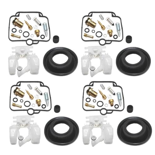 UPIKIT Vergaser-Reparatursatz Motorradvergaserreparatur Mit Membranschwimmer-Kits Für Suzuki GSXR1100 GSXR750 GSF1200S GSX1100F Adventurer 900 von UPIKIT