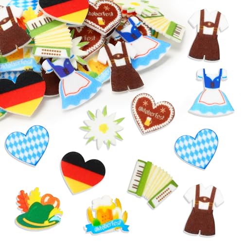 UPINS Oktoberfest Tischdeko, 90 Stück Oktoberfest Streudeko Filz Oktoberfest Deko Tisch Bayern Tischdeko für Oktoberfest Deko UPINS Oktoberfest Tischdeko, 90 Stück Oktoberfest Streudeko Filz Oktoberfest Deko Tisch Bayern Tischdeko für Oktoberfest Deko von UPINS