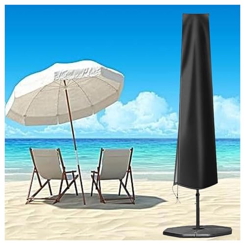 UPKHZF Sonnenschirm Abdeckung Mit Stab 265x40/70/50cm Sonnenschirm Schutzhülle Ampelschirm Schutzhülle Wasserdicht-oxford-gewebe Sonnenschirmhülle Uv-beständiges von UPKHZF