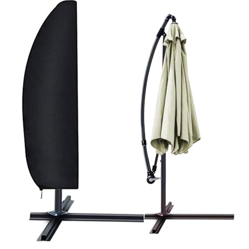 UPKHZF Sonnenschirm Schutzhülle, Große Ampelschirm Schutzhülle 210d Oxford Langlebig Wetterfest Abdeckung Für Sonnenschirm 175x32/38cm Schirmhülle Für Rund Und Eckig Ampelschirm von UPKHZF