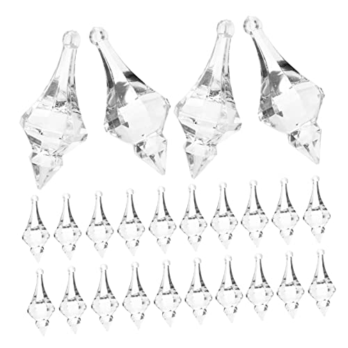 UPKOCH 1 Packung Kristall-beleuchtungsanhänger Kronleuchter Teile Drinnen Hängend Dekoration Träne Ball Kronleuchter Ersatzteile Ornament Kristallbehänge Acryl von UPKOCH
