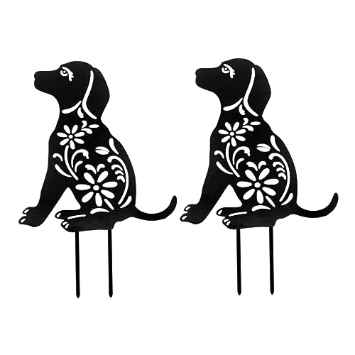 UPKOCH 1 Satz Acryl Hund Gartenstecker Dekorative Tierfiguren Für Außenbereich Wetterfest Und Leicht Für Und Garten Deko Perfektes Für Hundeliebhaber 2 Stück von UPKOCH