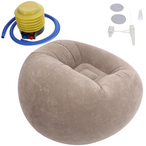 UPKOCH 1 Satz Fauler Couchstuhl Sitz Aufblasbarer Stuhl für Sofa Kissen Luftfauler Couchsessel Aufblasbare Sofas und Sofas faltbares Sofa aufblasbare Sofacouch PVC von UPKOCH