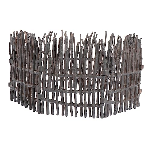 UPKOCH 1 Satz Mini-palisadenzaun Miniatur-zaunverzierung Mini-szenen-Zaun- Größe Minizäune Dekorationen Kleiner Spielzeugzaun Mikrolandschaftsornamente Modellzaun PVC 10 Stück von UPKOCH