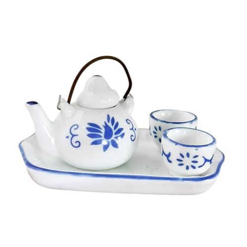 UPKOCH 1 Satz Teeservice Set Keramik Teiliges Puppenhaus Zubehör für DIY Dekoration für Miniaturhäuser UPKOCH 1 Satz Teeservice Set Keramik Teiliges Puppenhaus Zubehör für DIY Dekoration für Miniaturhäuser von UPKOCH