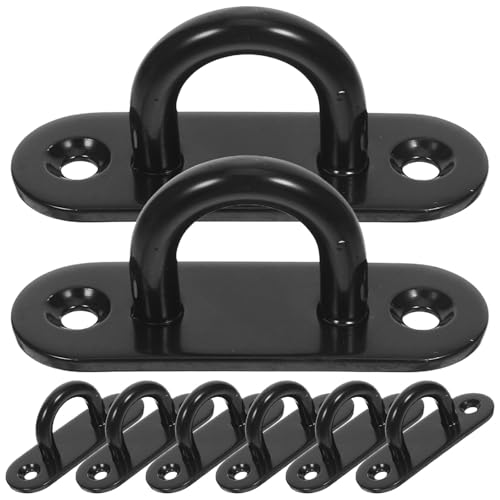 UPKOCH 1 Set Edelstahl-Augenplattenhaken für Decken- und Wandmontage, robuste Pad-Haken, ovale Schnalle für Segelschatten-Hardware M6 UPKOCH 1 Set Edelstahl-Augenplattenhaken für Decken- und Wandmontage, robuste Pad-Haken, ovale Schnalle für Segelschatten-Hardware M6 von UPKOCH