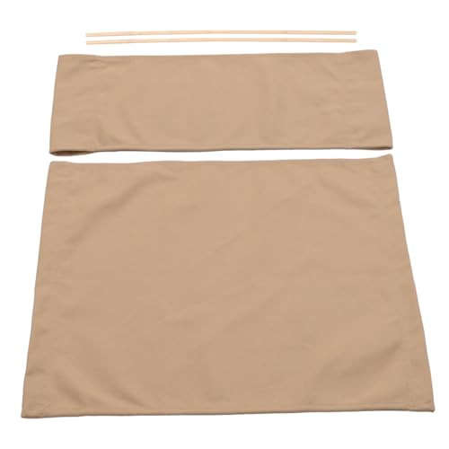 UPKOCH 1 Set Stuhlersatz Canvas Stühle Outdoor Stuhlersatz Stoff Stuhlsitz Ersatz Sling Stuhlersatz Stoff Kit Stuhl Slings Ersatz Bambus Khaki von UPKOCH