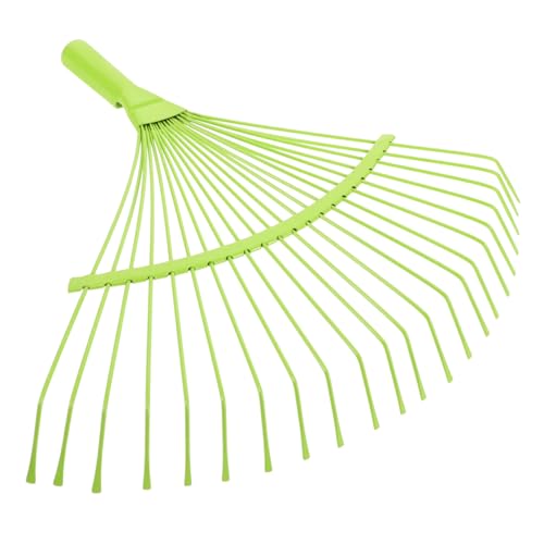 UPKOCH 1 Stück Gartenrechen Zähne mit Holzgriff Robustes Gartenwerkzeug zur Bodenbearbeitung für Gartenpflege Entfernen von Gras und Laub Zufällige Farbe von UPKOCH