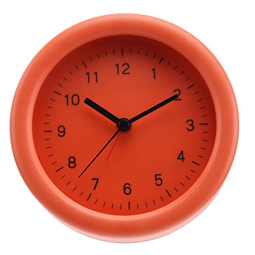 UPKOCH Mini-tischuhr Kleiner Runder Wecker LCD-Uhr Für Wohnzimmer Analoge Uhr Für Den Schreibtisch von UPKOCH