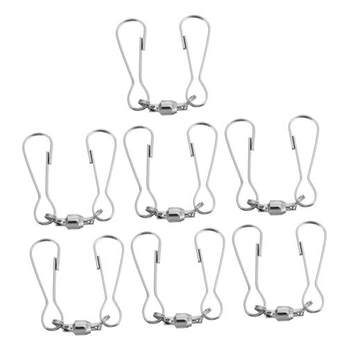 UPKOCH 10 Stück Teiliges Edelstahl Windspiel haken mit Drehfunktion Robuste Windglocken aufhänger für Draußen Sicherer Haltebügel Rostfrei und Vielseitig Einsetzbar UPKOCH 10 Stück Teiliges Edelstahl Windspiel haken mit Drehfunktion Robuste Windglocken aufhänger für Draußen Sicherer Haltebügel Rostfrei und Vielseitig Einsetzbar von UPKOCH