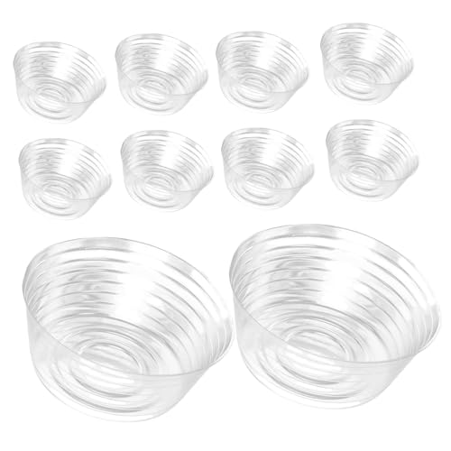 UPKOCH 10 Stück Teiliges Große Dicke Pflanzgefäß Untersetzer Robustem Material Wasserabweisend Passend für Gartentöpfe für Innen und Außenbereich Schützt Oberflächen vor Feuchtigkeit und von UPKOCH