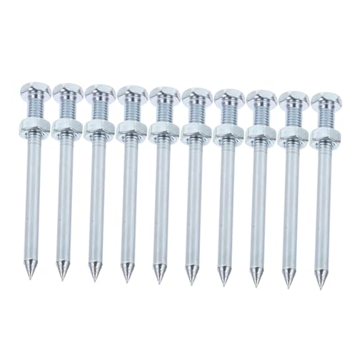 UPKOCH 10 Stück Teiliges Metallspikes für Rasenschuhe Tiefes Aerifizieren Bodenbelüftungsschuhe zur Rasenpflege Einfache Handhabung Wiederverwendbar für Gesunden Rasen UPKOCH 10 Stück Teiliges Metallspikes für Rasenschuhe Tiefes Aerifizieren Bodenbelüftungsschuhe zur Rasenpflege Einfache Handhabung Wiederverwendbar für Gesunden Rasen von UPKOCH
