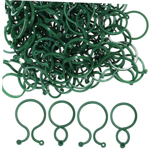 UPKOCH 100 Stück Pflanzenclips in Form aus Stabilem Kunststoff Sanfte Pflanzenstütze für Tomaten Gurken Kletterpflanzen Wetterbeständige Rankhilfe Einfach Anzubringen für Garten und von UPKOCH