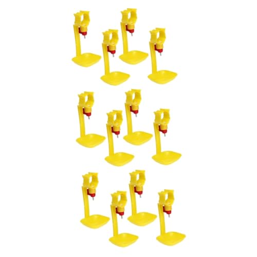 UPKOCH 12 Stck. Teiliges Hühnertränke Automatischer Geflügelwasserer Hängender Trinkbecher für Hühner Enten Gänse Gelb Wasserspender zur Reduzierung von Wasserverlust für Geflügelhöfe UPKOCH 12 Stck. Teiliges Hühnertränke Automatischer Geflügelwasserer Hängender Trinkbecher für Hühner Enten Gänse Gelb Wasserspender zur Reduzierung von Wasserverlust für Geflügelhöfe von UPKOCH