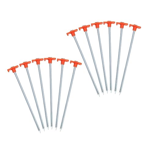 UPKOCH 12 Stück Teiliges Edelstahl Zeltheringe Lang Windfeste Camping Erdnägel mit Verstärktem Design Robust und Wiederverwendbar für Strand Zelt Pavillon und Markise UPKOCH 12 Stück Teiliges Edelstahl Zeltheringe Lang Windfeste Camping Erdnägel mit Verstärktem Design Robust und Wiederverwendbar für Strand Zelt Pavillon und Markise von UPKOCH