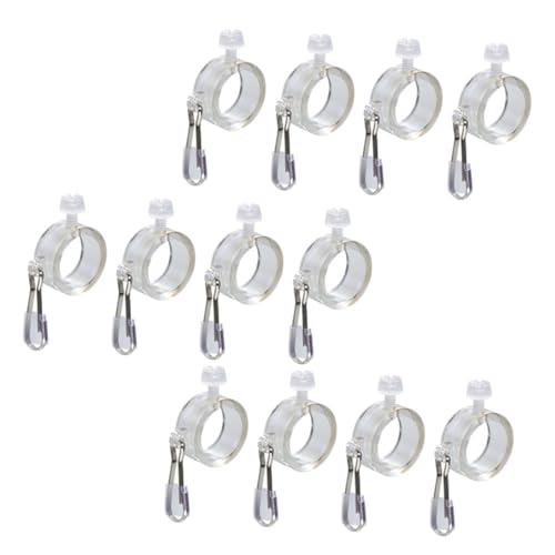 UPKOCH 12 Stück Teiliges Fahnenmast befestigungsringe aus Langlebigem Material Glatte Oberfläche ohne Kratzer Praktische Flaggenhalter Clips zum Schutz vor Verheddern und Beschädigung von UPKOCH