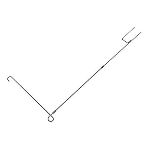 UPKOCH 1Satz Gartenfahnenständer mit Clip und Stopper Robuster Fahnenmast für Halloween Weihnachten und Gartenpartys Einsetzbar für Gängigen Gartenflaggen von UPKOCH