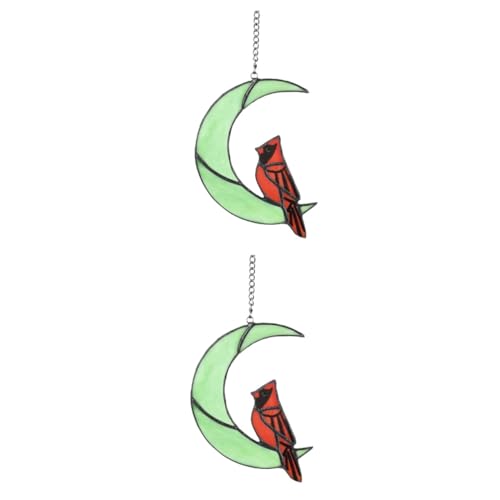 UPKOCH 2 Sätze Fenstervorhänge aus Buntglas im Freien Vogel für hängend Vogel Fenster dekoratives Vogel-Hängeornament Vogel- Kunsthandwerk mit Vogelskulpturen Vogeldekore Acryl UPKOCH 2 Sätze Fenstervorhänge aus Buntglas im Freien Vogel für hängend Vogel Fenster dekoratives Vogel-Hängeornament Vogel- Kunsthandwerk mit Vogelskulpturen Vogeldekore Acryl von UPKOCH