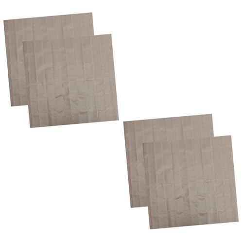 UPKOCH 2 Sätze Feuermatte Brandschutzmatte Hitzebeständige Matte Garten Feuerschutzmatte Flamme Unterlage Feuerkissen Im Freien Feuerfester Teppich Für Den Kamin PVC Coffee 2 Stücke * 2 von UPKOCH