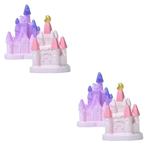 UPKOCH 2 Sätze Garten Deko Schloss Ornament Märchen Cottage Modell Für Feengarten Für Landschaftsdekor Und Flaschen Deko Langlebig Und Bruchfest Bastelprojekte 2 Stücke * 2 von UPKOCH