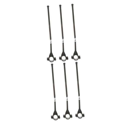 UPKOCH 2 Sätze Lenkerfahnenmast Fahrrad Display Fahnenmast Fahrradfahnenmast Fahnenstange Fahrrad Kleine Fahnenmasten Fahrradfahnenhalterung Glasfaser Black 3 Stücke * 2 von UPKOCH