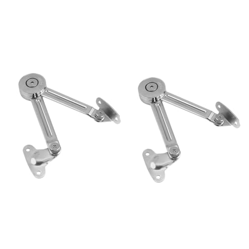 UPKOCH 2 Sätze Metallscharnier mit Verriegelungsmechanismus für Küchenschränke und Möbel Robuste Konstruktion Einfache Installation für Gartenschränke und von UPKOCH