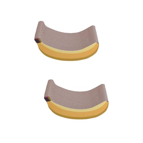 UPKOCH 2 Stck. Bananenförmiges Katzenkratzbrett aus Wellpappe Kreatives für Katzen und Kätzchen Kratzen und Gelb UPKOCH 2 Stck. Bananenförmiges Katzenkratzbrett aus Wellpappe Kreatives für Katzen und Kätzchen Kratzen und Gelb von UPKOCH
