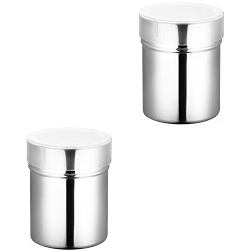 UPKOCH 2stücke Edelstahl Gewürzstreuer Mit Feinem Sieb Puderzucker Kakao Und Gewürze Gleichmäßig Verteilen Für Desserts Kaffee Und Cappuccino Küchenutensil Aus Lebensmittelechtem UPKOCH 2stücke Edelstahl Gewürzstreuer Mit Feinem Sieb Puderzucker Kakao Und Gewürze Gleichmäßig Verteilen Für Desserts Kaffee Und Cappuccino Küchenutensil Aus Lebensmittelechtem von UPKOCH