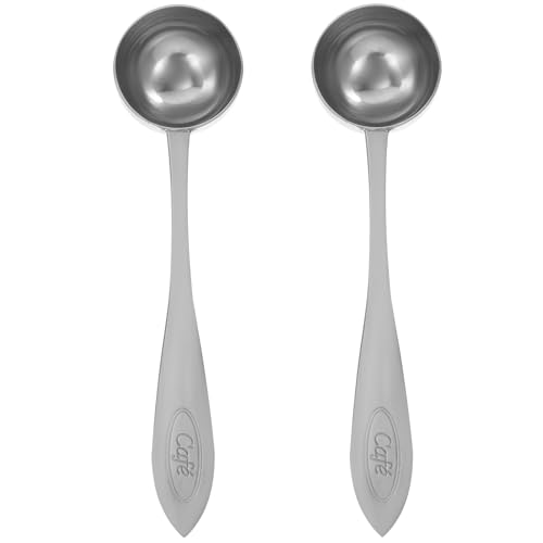 UPKOCH 2 Stück 20ML Edelstahl Kaffee Messlöffel Langlebiger Milchpulverlöffel Küchenmesslöffel (Silber) Geschirr von UPKOCH