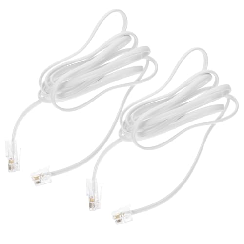 UPKOCH 2 Stück Adapter Telefon zu Ethernet Einfache Installation Stabile Verbindung für Router und Telefonverlängerung von UPKOCH