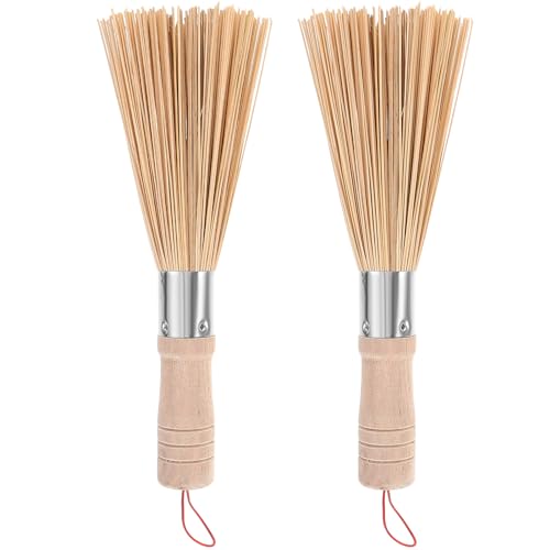 UPKOCH 2 Stück Bambus Wok Bürsten Wok Reinigung Schneebesen Bratpfanne Bürsten Küche Reinigungsbürsten für zu Hause Restaurant UPKOCH 2 Stück Bambus Wok Bürsten Wok Reinigung Schneebesen Bratpfanne Bürsten Küche Reinigungsbürsten für zu Hause Restaurant von UPKOCH