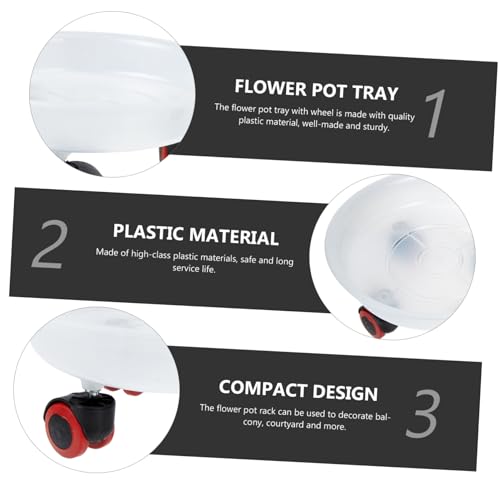 UPKOCH 2 Stück Blumenständer mit Transparenter Blumentopf untersetzer aus Dickem Resin Mobiler Pflanzenhalter für Zimmerpflanzen Bonsai und Sukkulenten Stabiler Pflanzentopf Halter für UPKOCH 2 Stück Blumenständer mit Transparenter Blumentopf untersetzer aus Dickem Resin Mobiler Pflanzenhalter für Zimmerpflanzen Bonsai und Sukkulenten Stabiler Pflanzentopf Halter für von UPKOCH