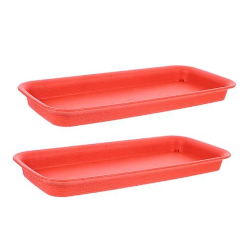 UPKOCH 2 Stück Blumentopf Untersetzer Blumentopf Tablett Blumentopf Tabletts Pflanzen Untersetzer Blumentopf Untersetzer Blumentopf Wassertablett Topf Untersetzer Für Pflanzen von UPKOCH