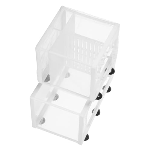 UPKOCH 2stücke Aquarium Brutkasten Aus Netzgewebe Fisch-inkubator Für Jungfische Isolationsbox Für Aquarien Trennnetz Für Kleine Fische Transparente Brutbox Für Fischbrut von UPKOCH