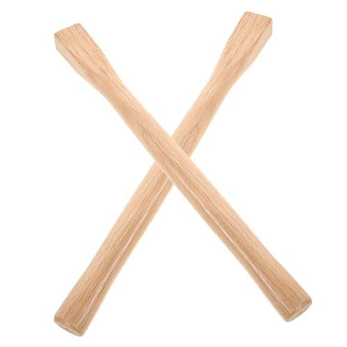 UPKOCH 2 Stück Gartenwerkzeug Holzstiele für Hacke Ergonomische Langlebige und Einfache Handhabung für Gartenarbeiten als Ersatzgriff für Schaufeln und von UPKOCH