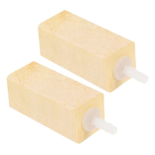 UPKOCH 2 Stück Holzblasenstein für Aquarien Werkzeug zur Sauerstoffanreicherung im Fischbecken Effektiver Blasendiffusor für Proteinabschäumer und Hydroponik von UPKOCH