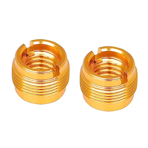 UPKOCH 2 Stück Konversionsschraube Clip-adapter Mikrofon-clip-mikrofonhalter Schraube Des Mikrofoncliphalters Verbindungsschraube Des Mikrofonclips Mikrofonteile Rostfreier Stahl Golden von UPKOCH