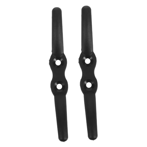 UPKOCH 2 Stück Nylon Flaggenklampe Schwarz Robuster Seilhalter für Fahnenmasten Bootsklampen und Jalousien Einfache Befestigung Langlebig für Haushalt und Outdoor Einsatz von UPKOCH