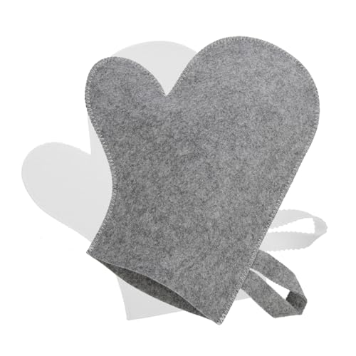 UPKOCH 2 Stück Peeling Handschuhe aus Filz Hautfreundlich Hitzebeständig Dickes Material Sanftes Körperpeeling für Sauna und Dusche Wiederverwendbar Leicht Trocknend für Glatte und UPKOCH 2 Stück Peeling Handschuhe aus Filz Hautfreundlich Hitzebeständig Dickes Material Sanftes Körperpeeling für Sauna und Dusche Wiederverwendbar Leicht Trocknend für Glatte und von UPKOCH