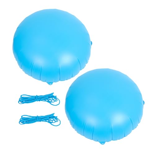 UPKOCH 2stücke Aufblasbares Poolkissen Aus PVC Für Aufstellpools Groß Ergonomische Runde Form Schnelles Aufpumpen Und Ablassen Schutz Für Poolrand Und Beim Schwimmen Im von UPKOCH