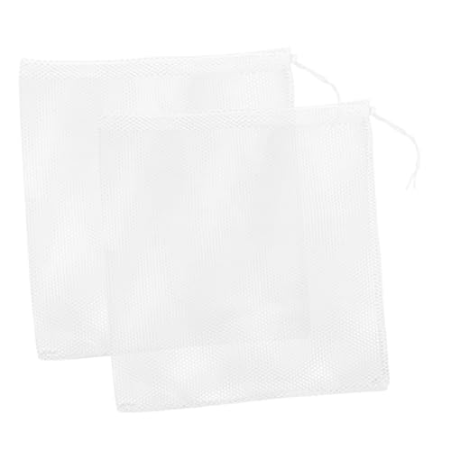 UPKOCH 2 Stück Pump Filter Bag Kordelzug Netzbeutel für Teichpumpen Schützt vor Schmutz und Abnutzung Atmungsaktive Struktur für Wasserzirkulation von UPKOCH