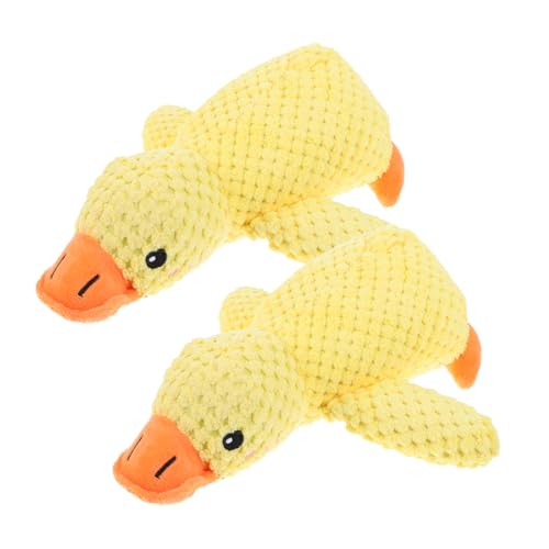 UPKOCH 2 Stück Quietscheente Hundespielzeug Natürliche Gelbe Ente mit Sound Robust Kauspielzeug für Kleine Hunde und Welpen Indoor Outdoor Interaktives Haustierspielzeug UPKOCH 2 Stück Quietscheente Hundespielzeug Natürliche Gelbe Ente mit Sound Robust Kauspielzeug für Kleine Hunde und Welpen Indoor Outdoor Interaktives Haustierspielzeug von UPKOCH