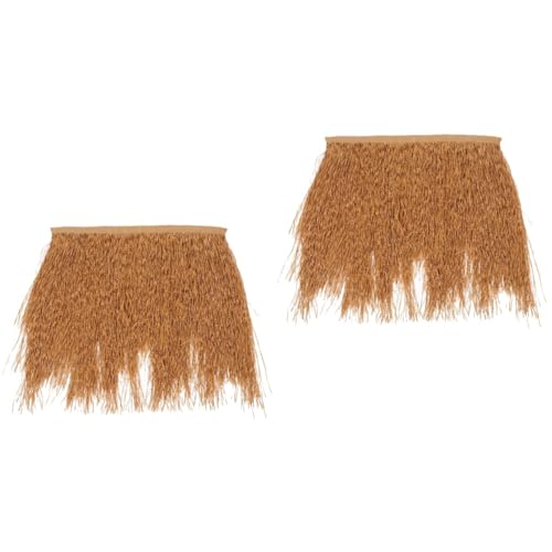 UPKOCH 2 Stück Simuliertes Reetdach Künstliches Strohdach für Dekoratives Schattendach Resistent gegen Sonnenlicht für DIY Projekte UPKOCH 2 Stück Simuliertes Reetdach Künstliches Strohdach für Dekoratives Schattendach Resistent gegen Sonnenlicht für DIY Projekte von UPKOCH