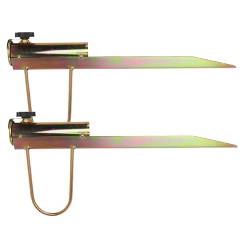 UPKOCH 2 Stück Sonnenschirm Sandanker Verstellbarer Sonnenschirmhalter für Garten Strand und Camping Robuste Eisenkonstruktion Windfestes Design für Sicheren Halt von UPKOCH