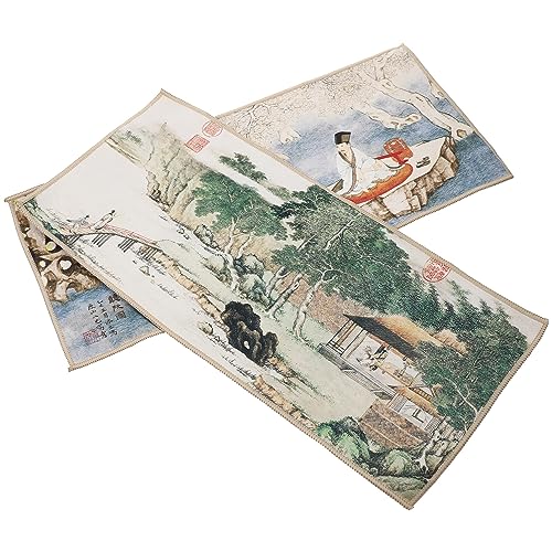 UPKOCH Hundedecke 2 Stück Teematte Saugfähiges Teetuch Kaffee-Bar-Matte Matcha-Tee-Set Kung-Fu-Tee-Set Matte Tischsets Geschirrtrocknungsmatte Vintage-Kaffeetassen-Pad Für Küchentheke UPKOCH Hundedecke 2 Stück Teematte Saugfähiges Teetuch Kaffee-Bar-Matte Matcha-Tee-Set Kung-Fu-Tee-Set Matte Tischsets Geschirrtrocknungsmatte Vintage-Kaffeetassen-Pad Für Küchentheke von UPKOCH