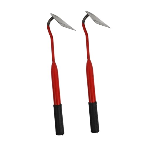 UPKOCH 2 Stück Teiliges Gartenhacke mit Ergonomischem Griff Robuster Handkultivator aus Leichtes Jätwerkzeug zum Bodenlockern und Pflanzen für Garten und Landwirtschaft von UPKOCH