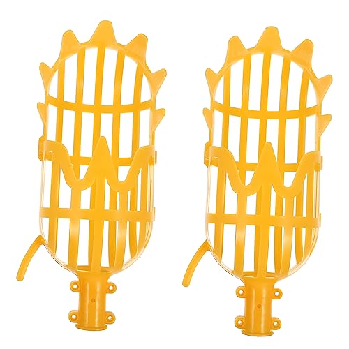 UPKOCH 2 Stück Teiliges Obstpflücker Großer Gelber Persimmon und Jujube und Verschleißfest Sicher für Verschiedene Früchte Pflückwerkzeug für Einfache ohne Leiter von UPKOCH