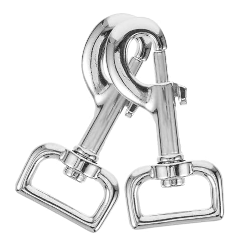 UPKOCH 2 Stück Teiliges Robuste Hundeleinen karabinerhaken aus Rostfreiem Zinklegierungsmaterial Korrosionsbeständig Langlebig für Sicheres Verbinden von Haustierleinen und von UPKOCH