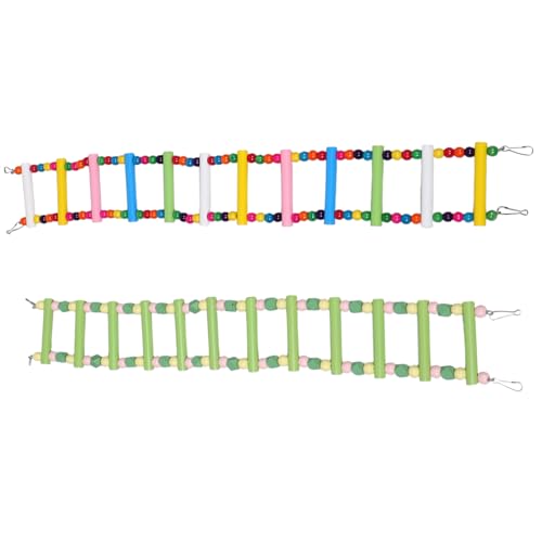 UPKOCH 2 Stück Teiliges Vogelleiter aus Gesundem Material Kombiniert Schaukel und Sitzstange für Papageien Wellensittiche und Kleine Vögel Einfach zu Montieren und Sauber zu Halten UPKOCH 2 Stück Teiliges Vogelleiter aus Gesundem Material Kombiniert Schaukel und Sitzstange für Papageien Wellensittiche und Kleine Vögel Einfach zu Montieren und Sauber zu Halten von UPKOCH